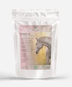 Silent 4 - Supplément naturel anti-stress à base de plantes pour chevaux, 1&nbsp;kg